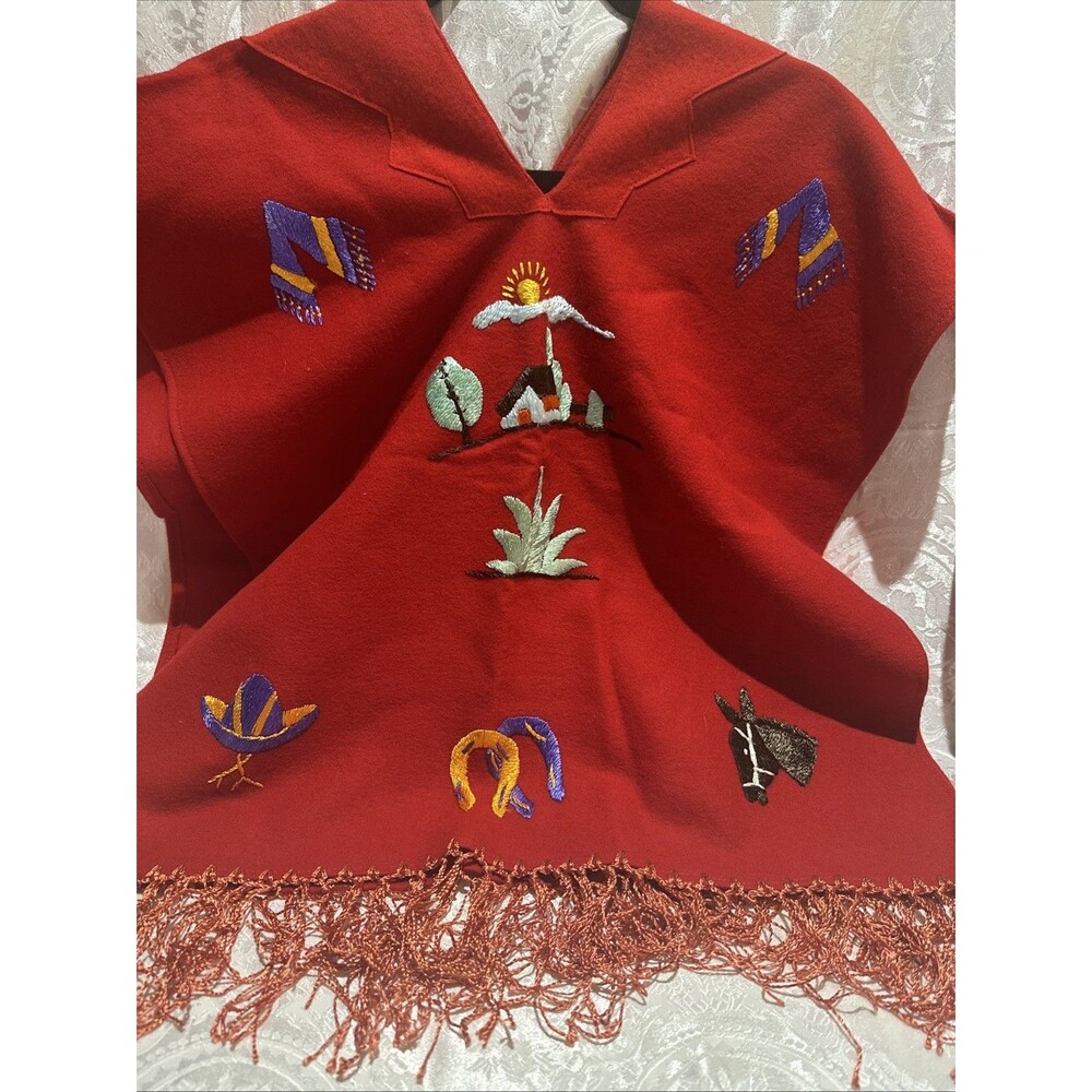Children Poncho Embroidered